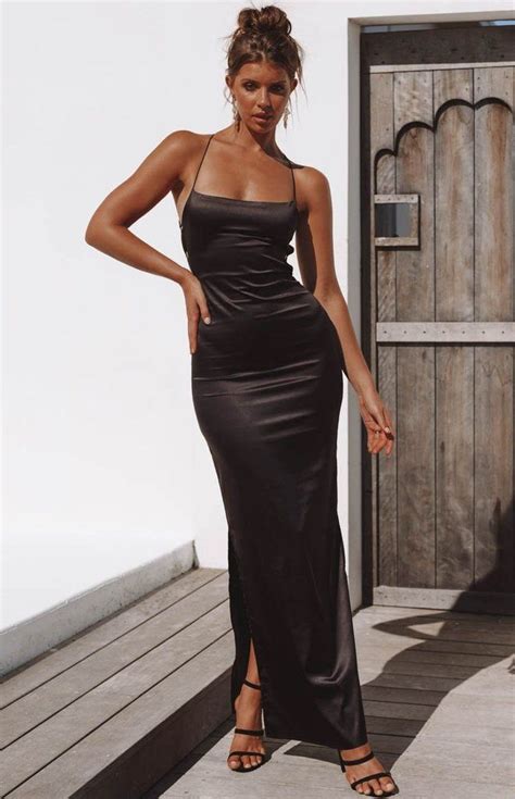 manhattan slip formal dress black beginning boutique black dress