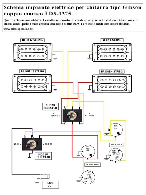 schema doppio manico wiring diagram eds