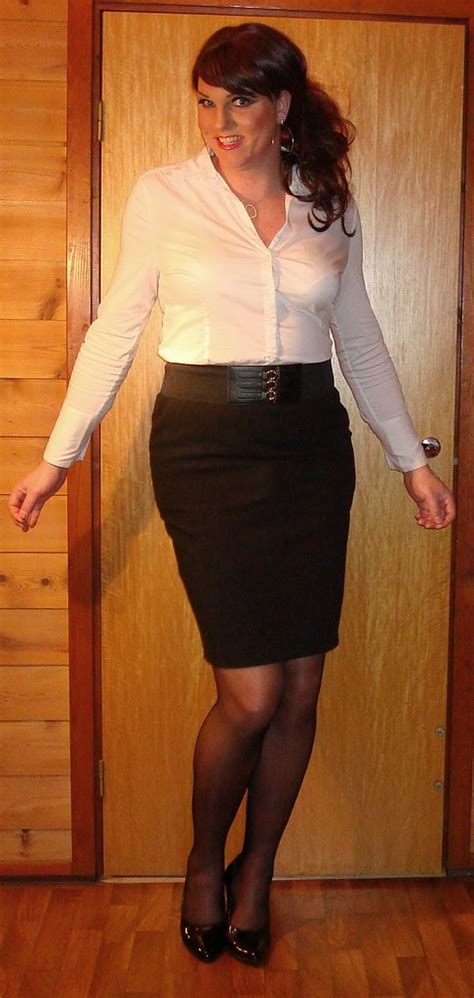 Blouse And Skirt Another One From The Black Skirt White