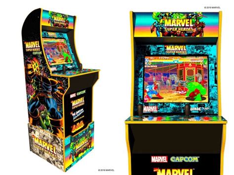 arcadeup unveils marvel super heroes arcade cabinet
