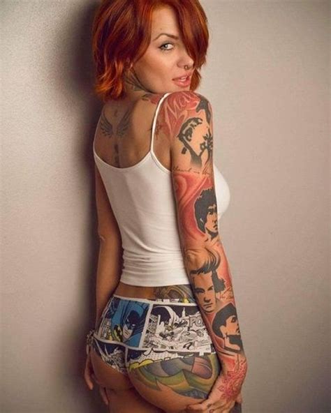 tattoo girl 30 Татуированные женщины Боди арт Красотки
