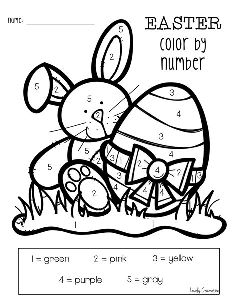 easter freebies lovely commotion easter colors easter preschool