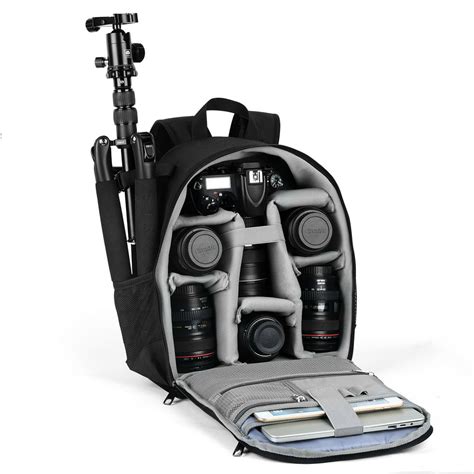 waterproof large capacity professional camera backpack bags  canon