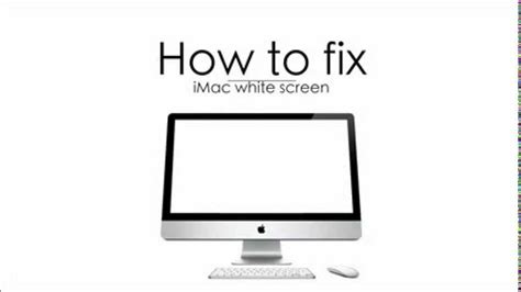 How To Fix White Screen On Your Mac Youtube