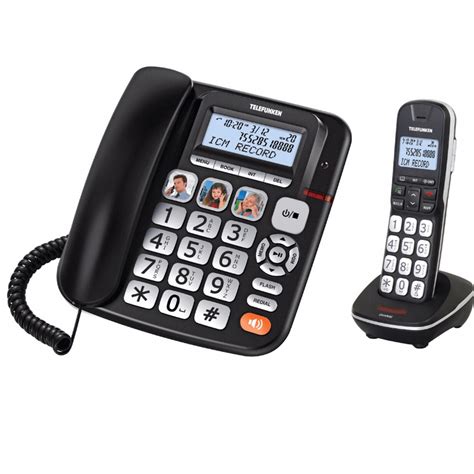 vaste telefoon  combo telefunken compatibel met luisterhulpen