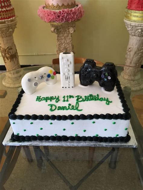 video game control birthday cake visit  facebookcommarissascake