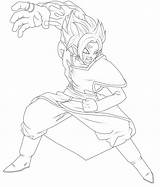 Zamasu Merged Lineart Goku Chronofz sketch template