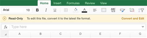 ms office   edit excel file  excel  ipad convert buttons