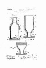 Patent Bottle Beer Glass Patents Combination sketch template