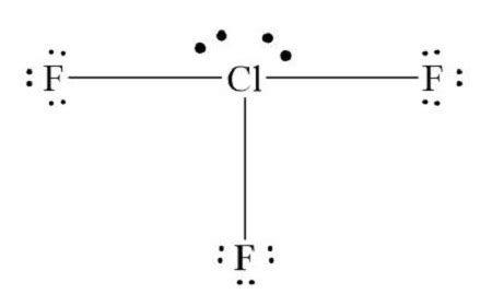 draw  lewis structure  clf  provide   information