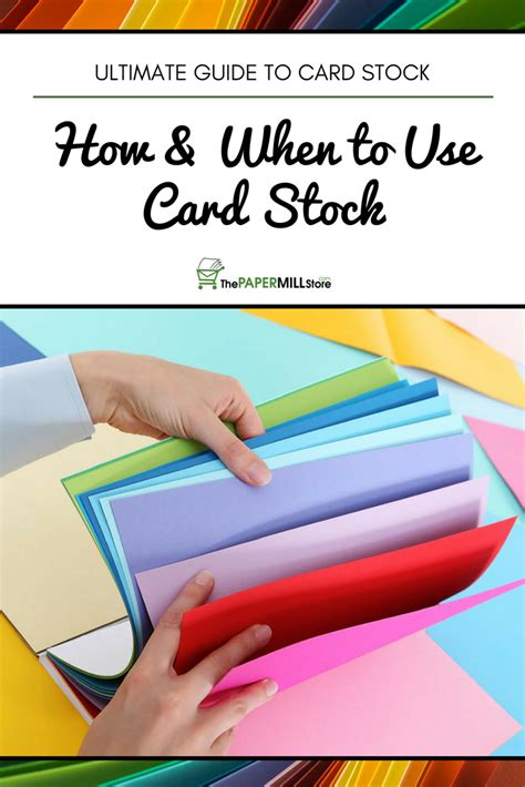 ultimate guide  card stock part      card stock
