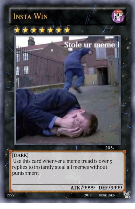 Meme Yugioh Cards Gambar Memeku