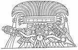 Tlaloc Teotihuacan Warfare Territory Americae sketch template