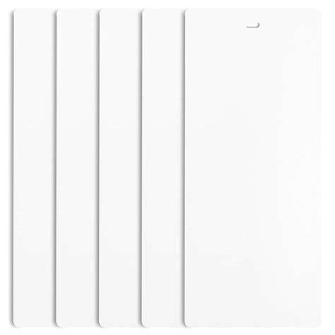 buy dalix pvc vertical blind replacement slats curved smooth white     pack