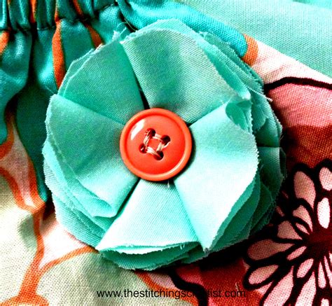 easy peasy freehand fabric flower  stitching scientist