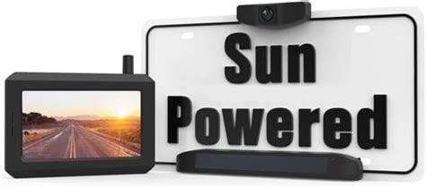review boscam solar wireless rear view camera