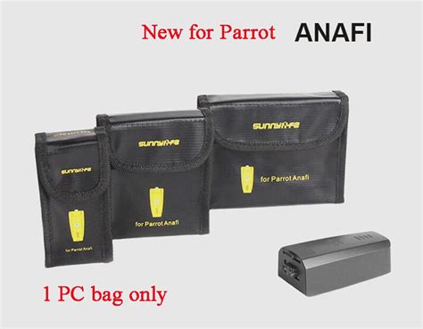 pc  fr parrot anafi quad battery bag case battery protective case storage bag lipo explosion