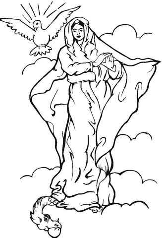 printable coloring pictures  mary infocap