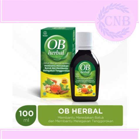 Jual Ob Herbal 100ml Obat Batuk Herbal Shopee Indonesia