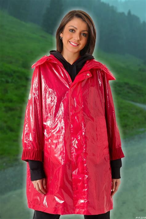 vinyl regenjacke rot regenmantel regenbekleidung regenjacke