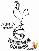 Tottenham Hotspur Hotspurs Sunderland Fifa Everton Printablecolouringpages sketch template