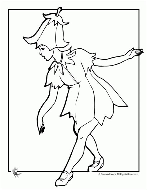 flower fairy coloring pages   flower fairy coloring