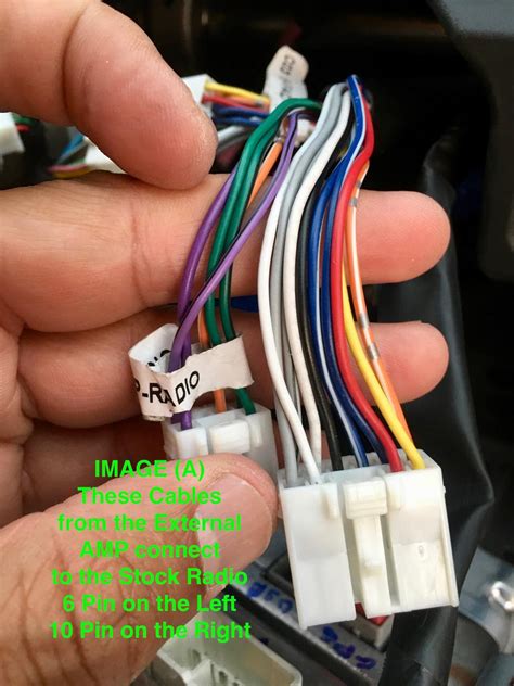 stock head unit wiring stereo amp question toyota runner forum largest runner forum