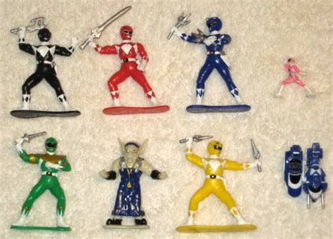 Sold Mighty Morphin Power Rangers 3 Inch Plastic Pvc Figures Bandai