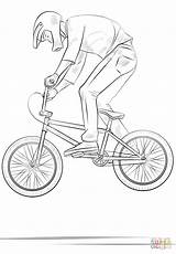 Bmx Coloring Pages Biker Bike Adults Colouring Supercoloring Printable Drawing Sheets Sports Bikes Popular Freestyle Vélo Kids Choose Board Step sketch template