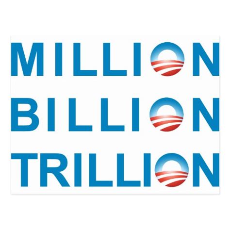 million billion trillion postcard zazzle