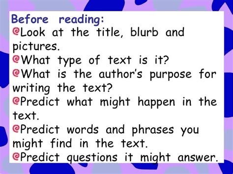 questions    reading