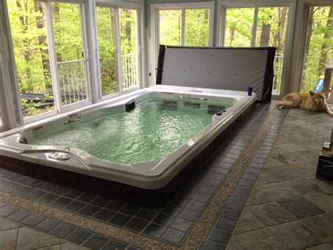 hot tubs  swim spas indoor swim spa  crocker sales