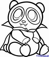 Panda Coloring Pages Cute Baby Red Printable Clipart Sheets sketch template
