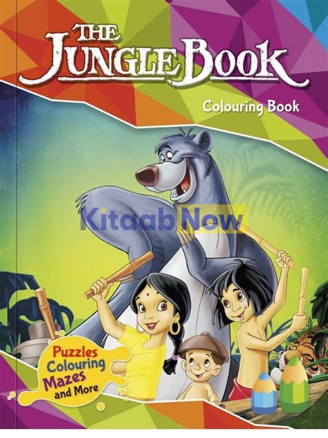jungle book colouring book kitaabnow