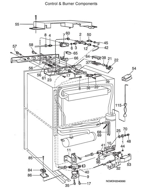 refrigerator wiring diagram
