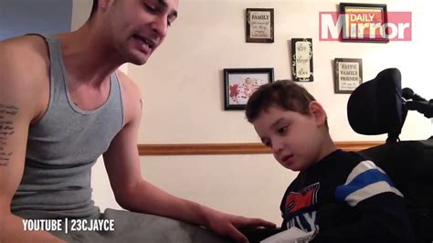 devoted dad s emotional rap song for his superstar disabled son will