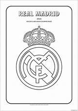 Real Madrid Pages Coloring Clubs Soccer Kids Print sketch template