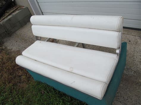 boat folding bench seat        pad standing  high