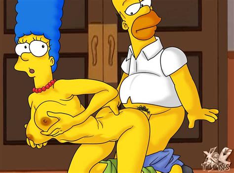 Rule 34 Breasts Clothes Color Female Homer Simpson Human Indoors Male