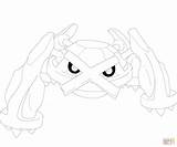 Coloring Pokemon Pages Metagross Deoxys Generation Getcolorings Drawing Printable Supercoloring Iii Color sketch template
