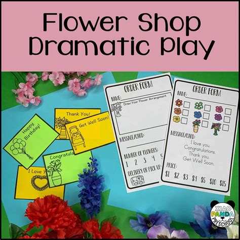flower shop dramatic play  printables