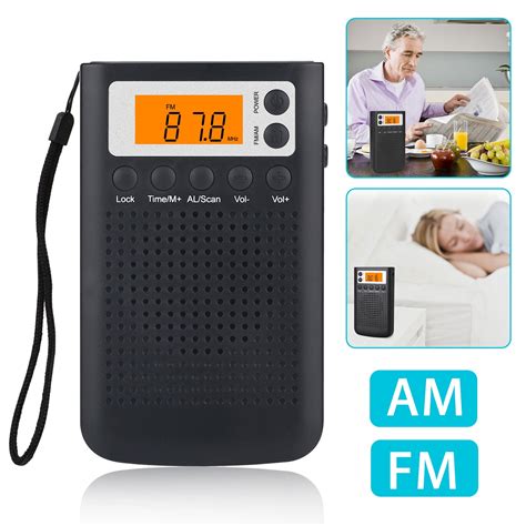 pocket small radio eeekit personal mini  fm portable digital pocket radios