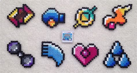 perler beads hoenn gym badges pokemon amino