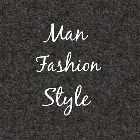 man fashion style home