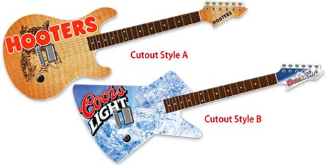 cutout guitar replicas   brand  guitar company