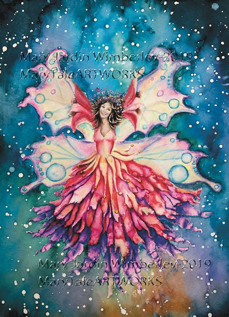 watercolor fairy faery painting colorful fantasy art etsy fantasy artwork fantasy art painting