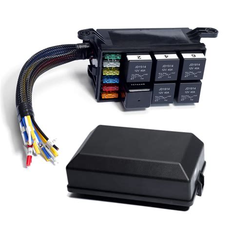 buy  relay fuse box prewired relay box  automotive  pcs pin relays pcs pin relay