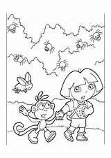 Dora Explorer sketch template