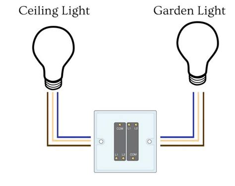 wiring  lights   switch diagram collection