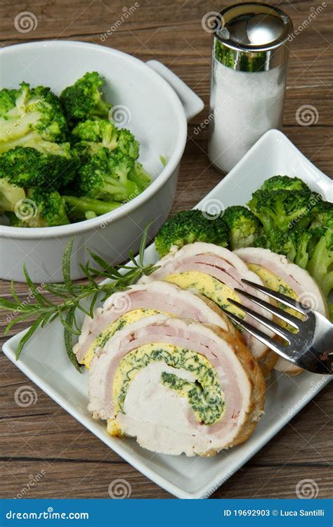 roll filled stock image image  food bacon fresh